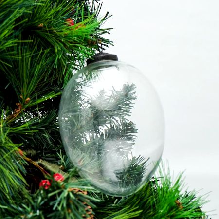 Set Of 1 piece Clear Big Christmas Hanging