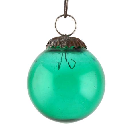 Set Of 4 piece Green Round Christmas Hanging