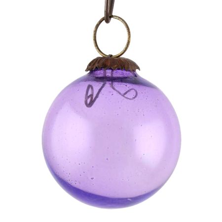 Set Of 4 piecePurple Round Christmas Hanging