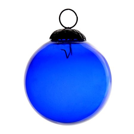 Navy Blue Round Christmas Hanging Online