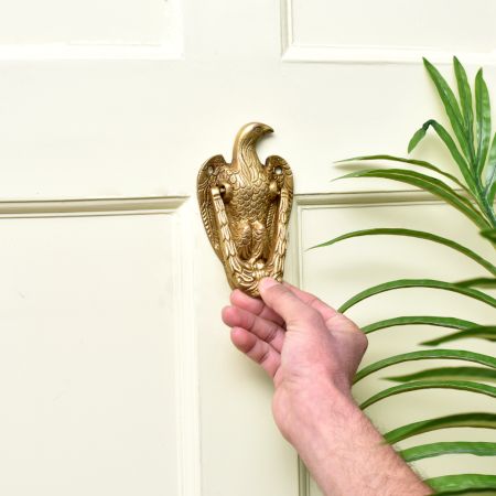 Vintage Brass Eagle Door Knocker