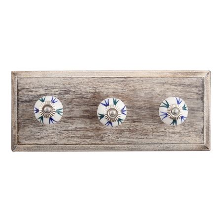 Shenandoah Grass Ceramic Wooden Hooks
