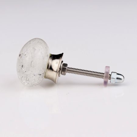 Clear Bubble Glass Knobs Online