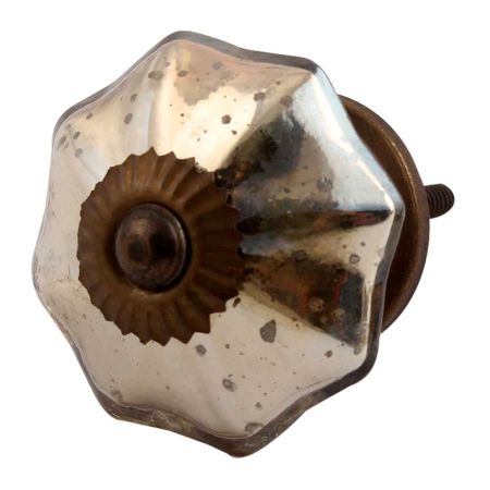 Antique Golden Glass Knob