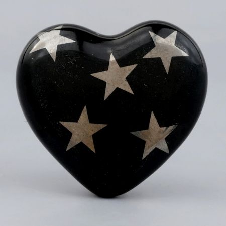 Silver Star Heart Ceramic Drawer Knob Online