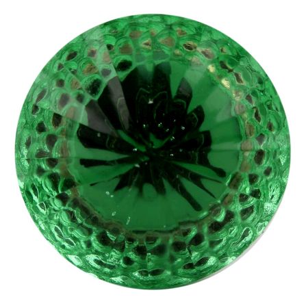 Green Glass Cabinet Knob