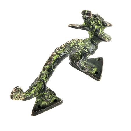 1 Piece Handmade Brass Chinese Dragon Door Cabinet Handle