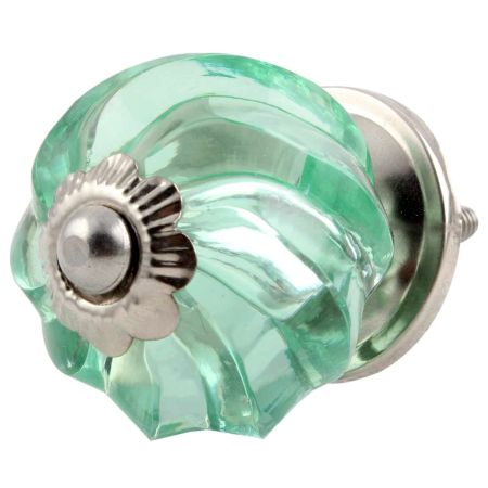Mint Interior Cut Glass Dresser Knob Online