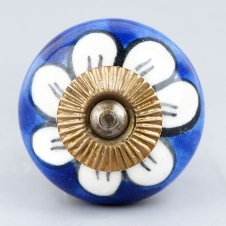 White Sunflower Knob