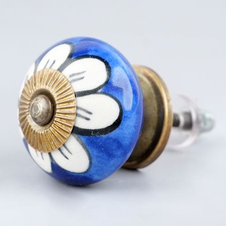 White Sunflower Knob