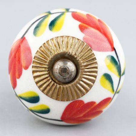 Red Flower Knob