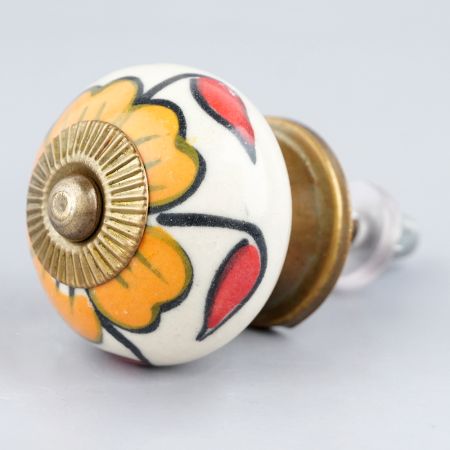 Mustard Flower Knob