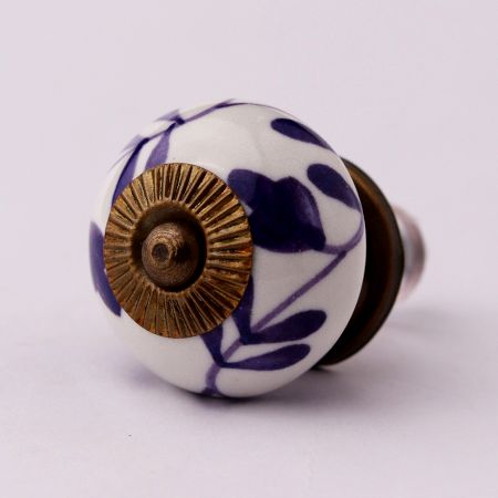 Purple Flower Knob