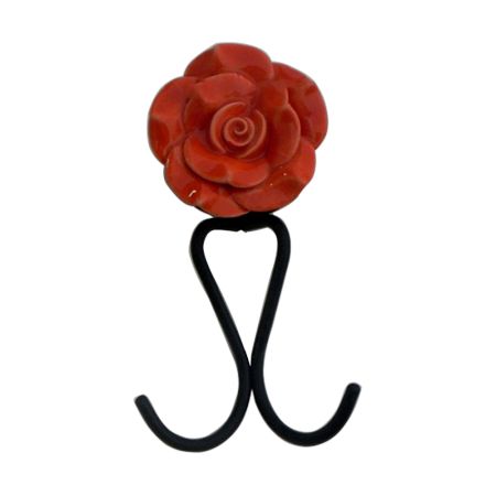Orange Rose Hooks