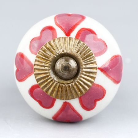 Pink Heart Knob