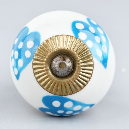 Turquoise Heart Knob