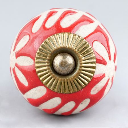 Red Etched Ceramic Knob-02