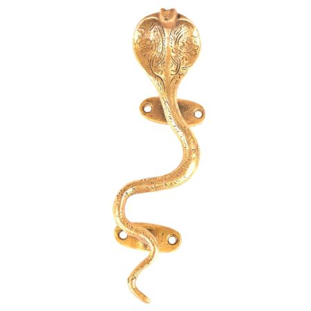 Brass Cobra Door Pull