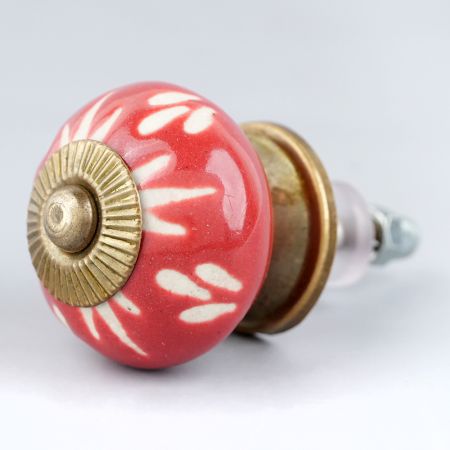 Red Etched Ceramic Knob-04