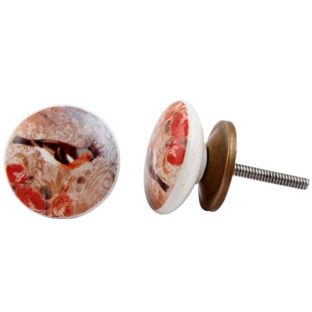 Vintage Bird Flat Knob