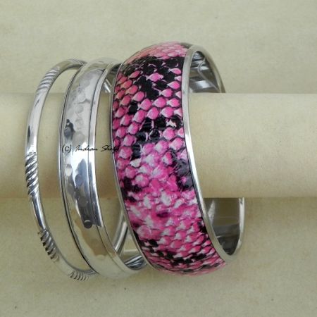 Brass Rexine Bangle 4