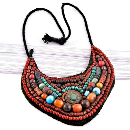 Handmade Collar Beaded Ladakh Necklace