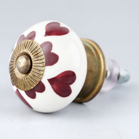 Cherry Heart  Knob