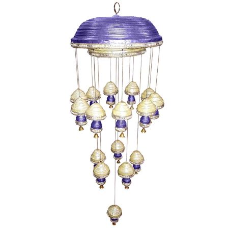 Purple Paper Wind Chime Or Mini Chandelier