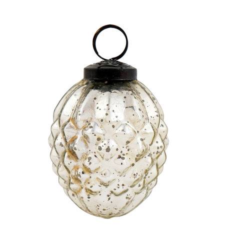 Silver Small Cut Christmas Hanging