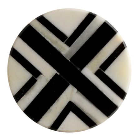 Black Round Bone Horn Cabinet Wooden Knob Online