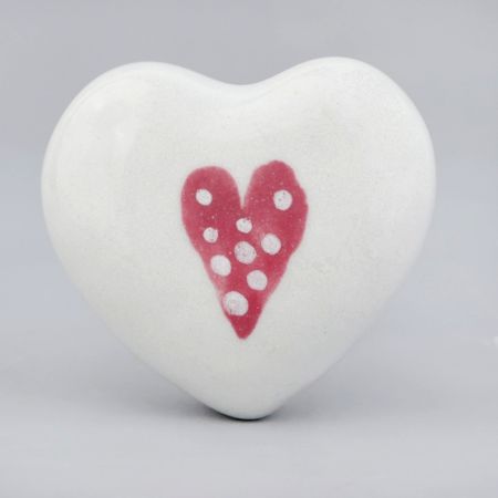 Dark Pink Heart Knob