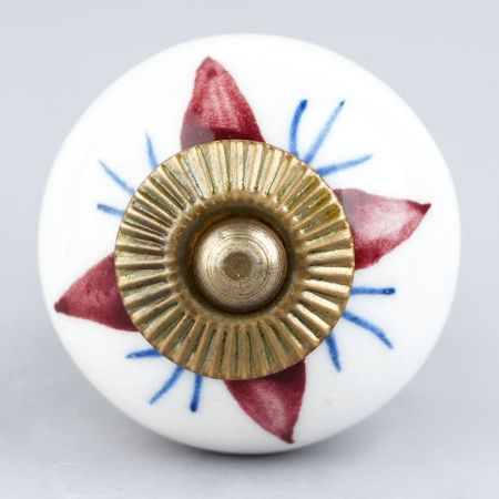 Deep Maroon Lily Knob