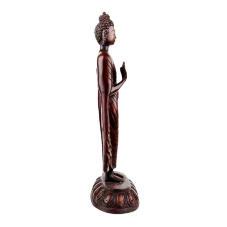 Brass Standing Buddha statue For Home Decoration