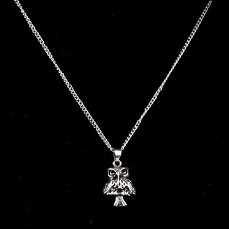 Owl 92.5 Sterling Silver Pendant For Men and Women
