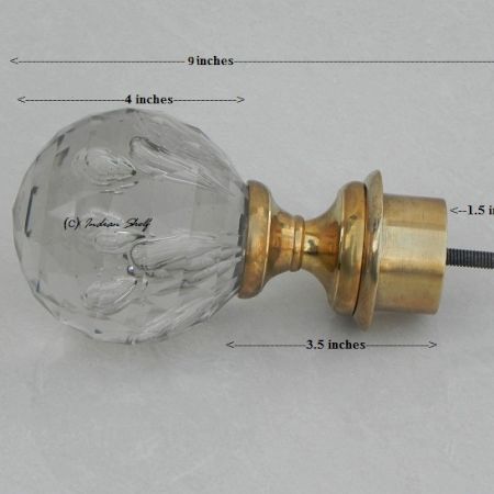 Diamond Bubble Newel Finial