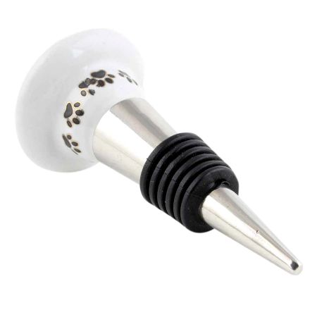 Havanese Dog Face Golden pattern Ceramic Wine Bottle Stopper
