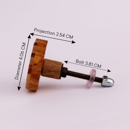 Sapria Himalayana Wooden Resin Dresser Knobs