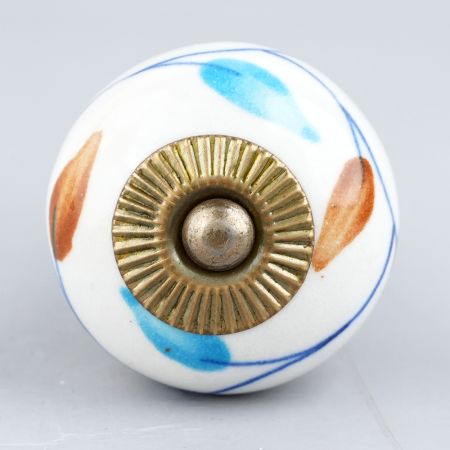 Pastele Floral Knob