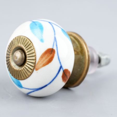 Pastele Floral Knob