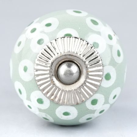 Sage Green Bubble Knob