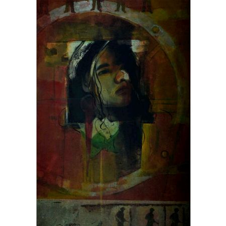 Canvas Painting Of Looking For Peace