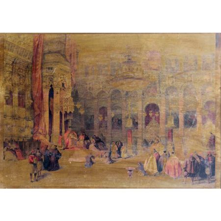 Oil Printed Framed English Men And Women