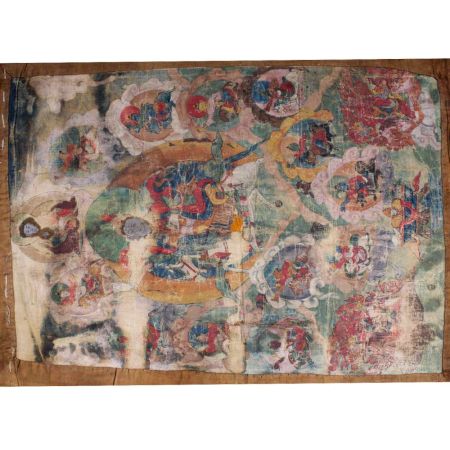 Thangka Painting Of Life Of Buddha