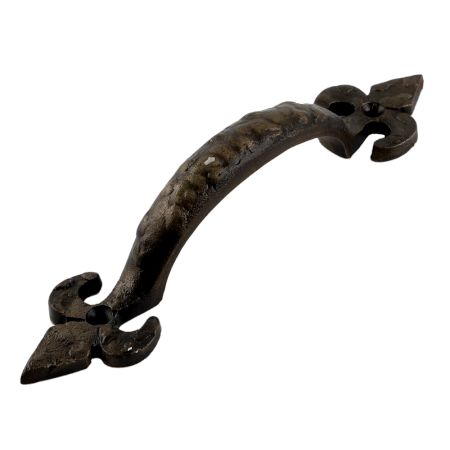 Antique Fleur De Lis Big Metal Cabinet Handles