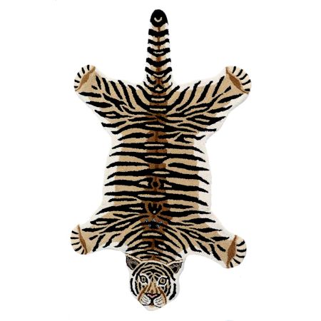 Hand Tufted Rug Wool Tiger Rug For Home Decoration