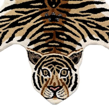 Hand Tufted Rug Wool Tiger Rug For Home Decoration