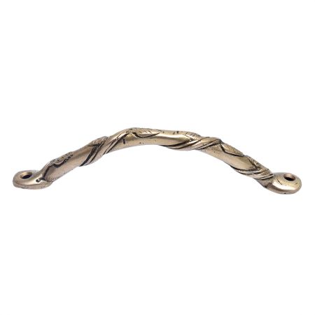 Old Brass Tribal Vines Door Handle