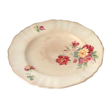 Hand ColoredÂ Porcelain Decorative Plate