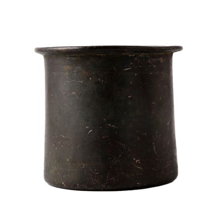 Pure Brass Puja Patra In Dark Finish