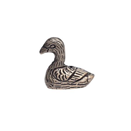 Antique Golden Miniature Brass Duck Agarbatti Holder Stand